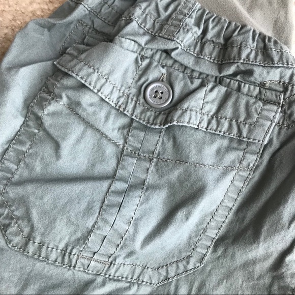 Motherhood Maternity Olive Green Cargo Crop Pants - Picture 9 of 11